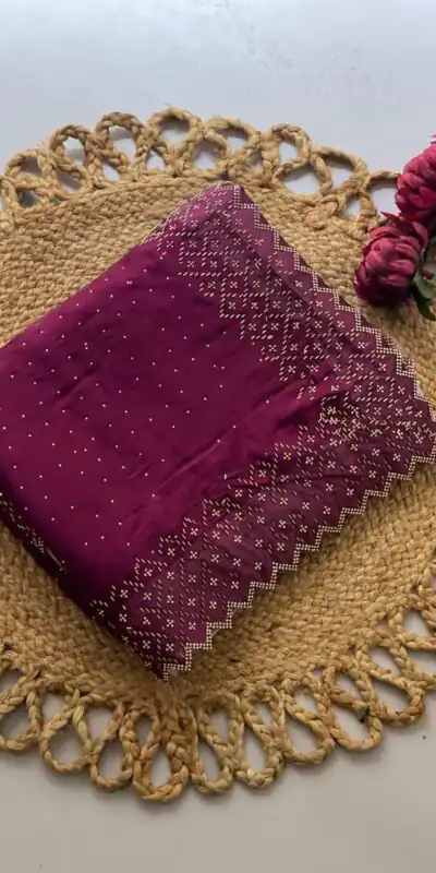 Wine Jimmy Choo Diamond Saree | Sarees, Bollywood Sarees, Creative Sarees, Designer Sarees, Embroidered Sarees, Ethnic Saree, Modern Digital sarees, Party Wear Sarees