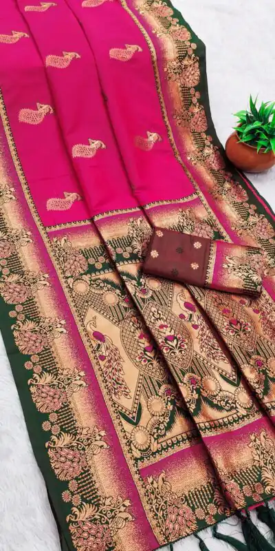 Wine Khaddi Pashmina Floral Print Zari Work Saree | Sarees, Bollywood Sarees, Creative Sarees, Designer Sarees, Embroidered Sarees, Ethnic Saree, Modern Digital sarees, Party Wear Sarees