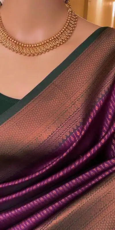 Wine Lichi Silk Jacquard Border Lace Work Saree | Sarees, Bollywood Sarees, Creative Sarees, Designer Sarees, Embroidered Sarees, Ethnic Saree, Modern Digital sarees, Party Wear Sarees
