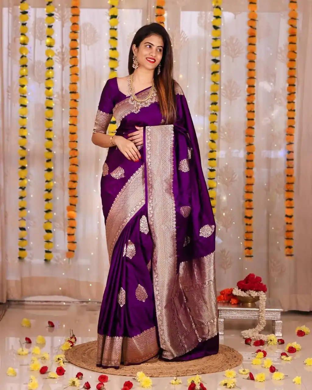Wine Lichi Silk Saree | Sarees, Bollywood Sarees, Creative Sarees, Designer Sarees, Embroidered Sarees, Ethnic Saree, Modern Digital sarees, Party Wear Sarees