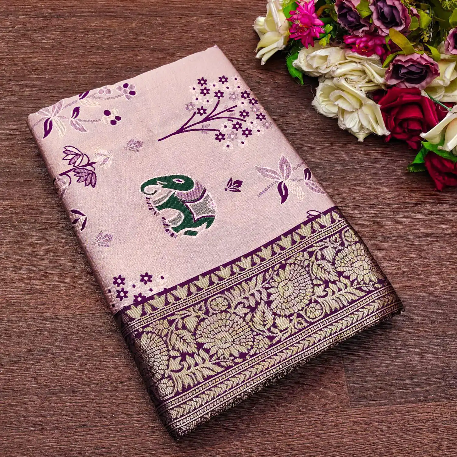 Wine Soft Lichi Silk Jacquard Saree | Sarees, Bollywood Sarees, Creative Sarees, Designer Sarees, Embroidered Sarees, Ethnic Saree, Modern Digital sarees, Party Wear Sarees