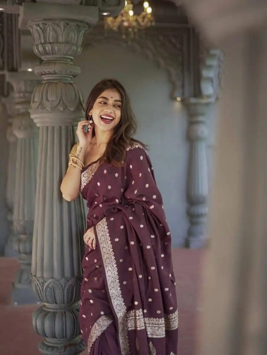 Wine Soft Lilan Slab Weaving Work Saree | Sarees, Bollywood Sarees, Creative Sarees, Designer Sarees, Embroidered Sarees, Ethnic Saree, Modern Digital sarees, Party Wear Sarees