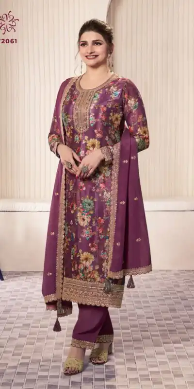 Wine Vichitra Digital Print Embroidery Work Salwar Suit | Jump Suits, Salwar suit, Casual Suits, Creative suits, Designer Suits, Palazzo Suits, Party Wear Suits, Patiala Suits, Straight Suits
