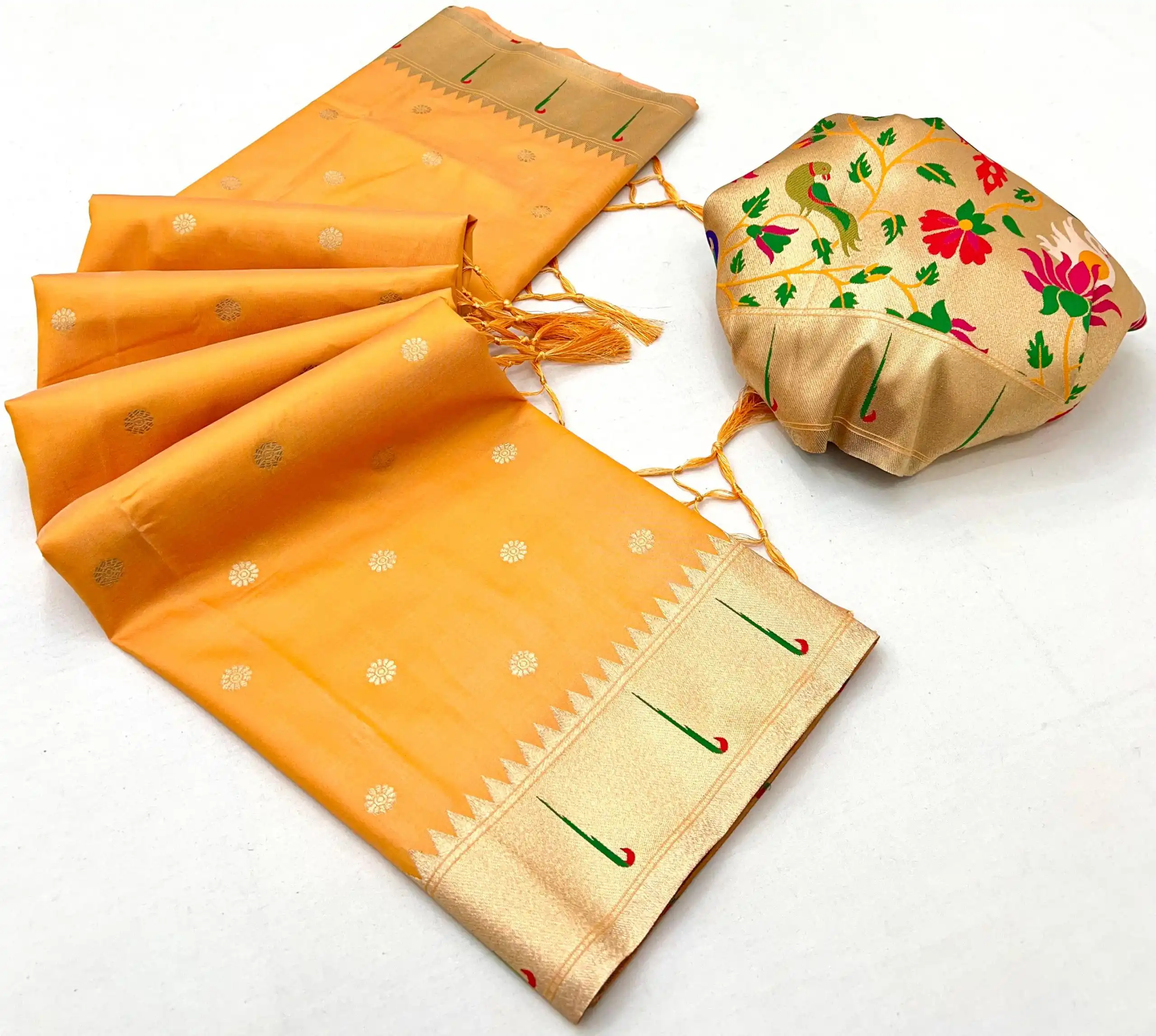 Yellow A Pethani Silk Lace Zari Work Saree | Sarees, Bollywood Sarees, Creative Sarees, Designer Sarees, Embroidered Sarees, Ethnic Saree, Modern Digital sarees, Party Wear Sarees
