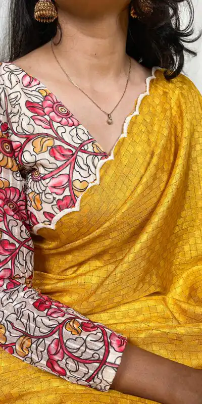 Yellow Gadwall Chex Arce Work Saree | Sarees, Bollywood Sarees, Creative Sarees, Designer Sarees, Embroidered Sarees, Ethnic Saree, Modern Digital sarees, Party Wear Sarees