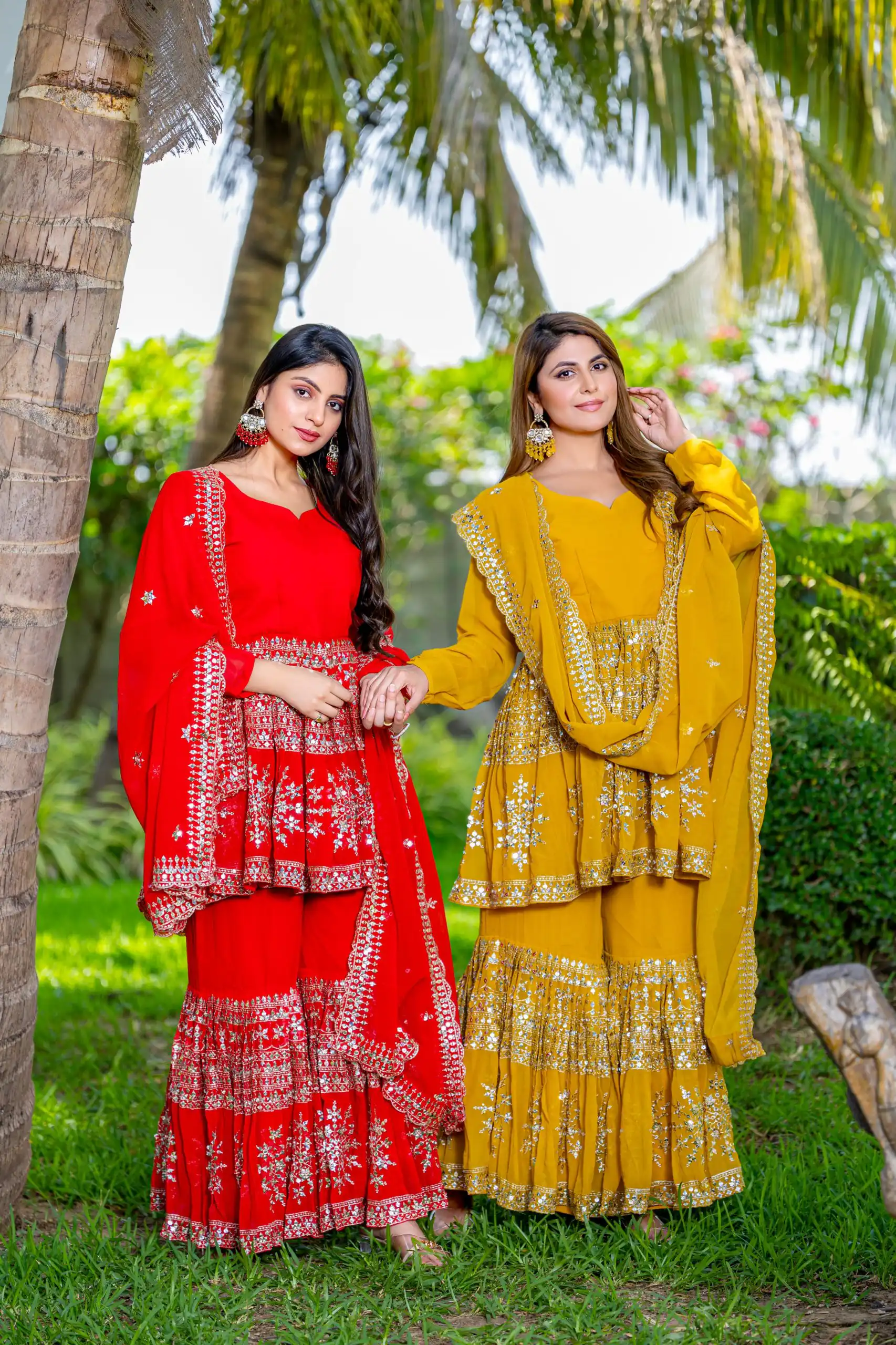 Yellow Georgette 7mm Sequence Work Salwar Suit | Jump Suits, Salwar suit, Casual Suits, Creative suits, Designer Suits, Palazzo Suits, Party Wear Suits, Patiala Suits, Straight Suits