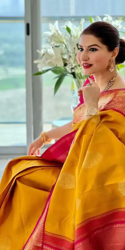 Yellow Lichi Silk Lace Border Saree | Sarees, Bollywood Sarees, Creative Sarees, Designer Sarees, Embroidered Sarees, Ethnic Saree, Modern Digital sarees, Party Wear Sarees