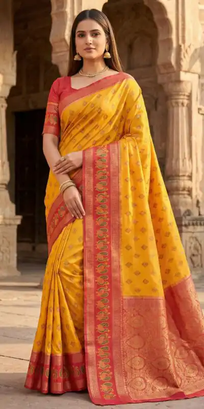 Yellow Pochampalli Silk Lace Zari Work Saree | Sarees, Bollywood Sarees, Creative Sarees, Designer Sarees, Embroidered Sarees, Ethnic Saree, Modern Digital sarees, Party Wear Sarees