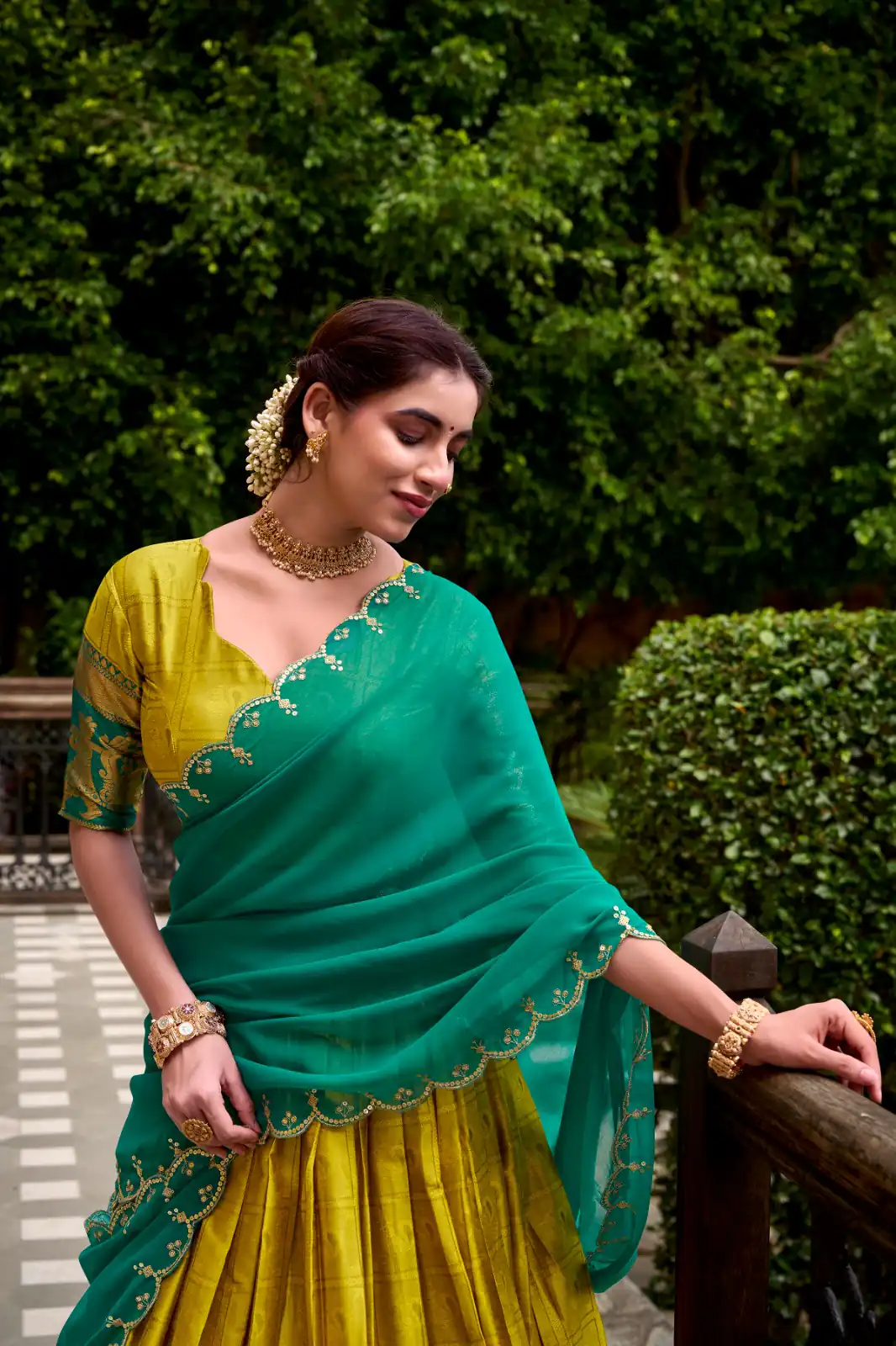Yellow Poly Cotton Embroidery Zari Work Lehenga Choli | Lehenga, Bollywood Lehenga, Creative Lehenga, Designer Lehenga, Embroidered Lehenga, Party Wear Lehenga