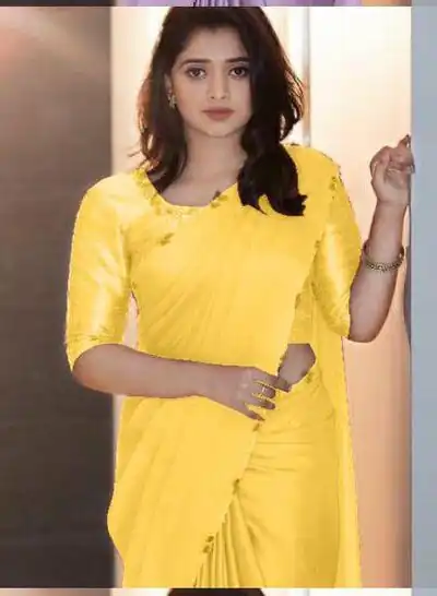 Yellow Rangoli Silk Handwork And Cutwork With Pearl Saree | Sarees, Bollywood Sarees, Creative Sarees, Designer Sarees, Embroidered Sarees, Ethnic Saree, Modern Digital sarees, Party Wear Sarees