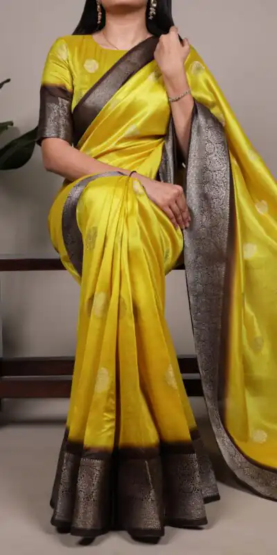 Yellow Rumali Silk Zari Work Saree | Sarees, Bollywood Sarees, Creative Sarees, Designer Sarees, Embroidered Sarees, Ethnic Saree, Modern Digital sarees, Party Wear Sarees