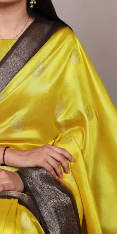 Yellow Rumali Silk Zari Work Saree | Sarees, Bollywood Sarees, Creative Sarees, Designer Sarees, Embroidered Sarees, Ethnic Saree, Modern Digital sarees, Party Wear Sarees