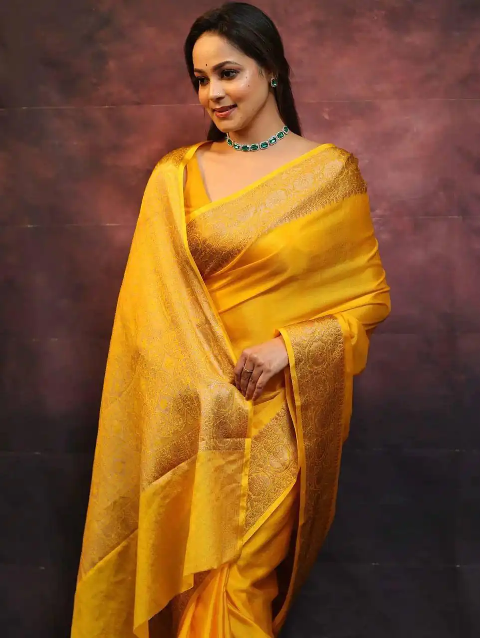 Yellow Soft Lichi Silk Lace Border Saree | Sarees, Bollywood Sarees, Creative Sarees, Designer Sarees, Embroidered Sarees, Ethnic Saree, Modern Digital sarees, Party Wear Sarees