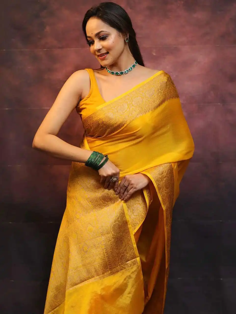 Yellow Soft Lichi Silk Lace Border Saree | Sarees, Bollywood Sarees, Creative Sarees, Designer Sarees, Embroidered Sarees, Ethnic Saree, Modern Digital sarees, Party Wear Sarees