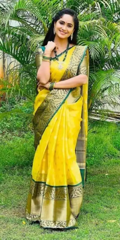 Yellow Soft Lichi Silk Lace Work Border Saree | Sarees, Bollywood Sarees, Creative Sarees, Designer Sarees, Embroidered Sarees, Ethnic Saree, Modern Digital sarees, Party Wear Sarees