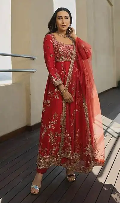 SSR 545 Red in Red Georgette Embroidery Work & Sequins Work Gown . Festive Deal βΉ2149. Delivery 4-6 Working Days. Shop now. | Gowns, Bollywood Gowns, Creative Gowns, Designer Gowns, Embroidered Gowns, Party Wear Gowns