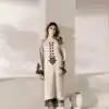 Shiny Grey Rayon Satin Embroidery Work Salwar Suit