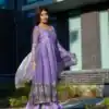 ST 1196 Lavender Color Fendy Satin Gown with Lace Work & Embroidery Work. Get it for ₹2699. Delivery 4-6 Working Days. Shop now. | Gowns, Bollywood Gowns, Creative Gowns, Designer Gowns, Embroidered Gowns, Party Wear Gowns