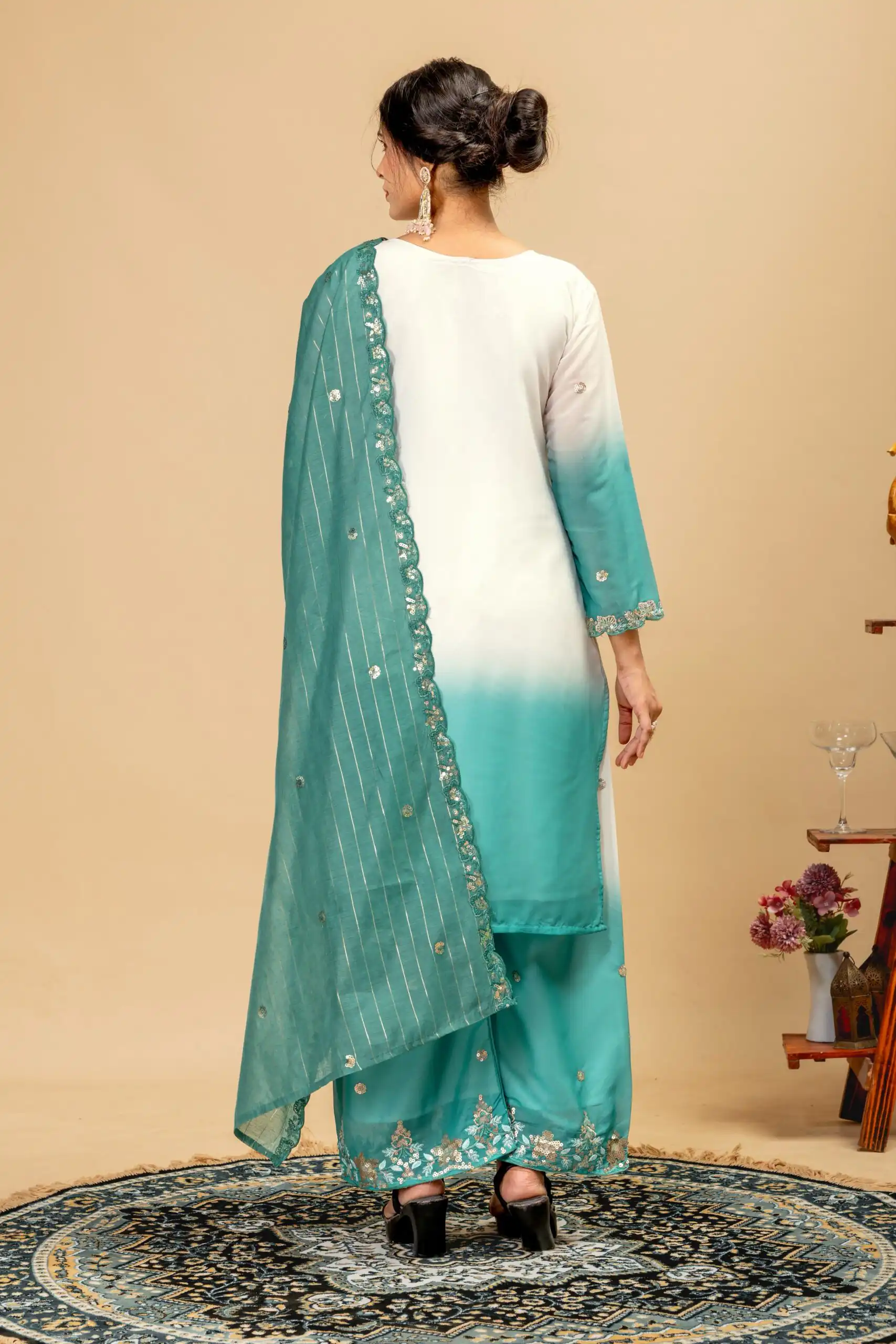 ST 1198 Firozi in Star Georgette Embroidery Work Salwar Suit . Introductory Price ₹2399. Delivery 4-6 Working Days. Shop now. | Jump Suits, Salwar suit, Casual Suits, Creative suits, Designer Suits, Palazzo Suits, Party Wear Suits, Patiala Suits, Straight Suits