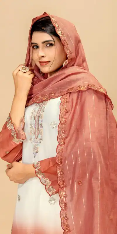 ST 1198 Rust  in Star Georgette Embroidery Work Salwar Suit . Introductory Price ₹2399. Delivery 4-6 Working Days. Shop now. | Jump Suits, Salwar suit, Casual Suits, Creative suits, Designer Suits, Palazzo Suits, Party Wear Suits, Patiala Suits, Straight Suits