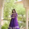 KA 5081 Purple| Faux Georgette Lehenga Choli with Embroidery Work & Lace Work. Special Price ₹3099. Delivery 4-6 Working Days. Shop now. | Lehenga, Bollywood Lehenga, Creative Lehenga, Designer Lehenga, Embroidered Lehenga, Party Wear Lehenga
