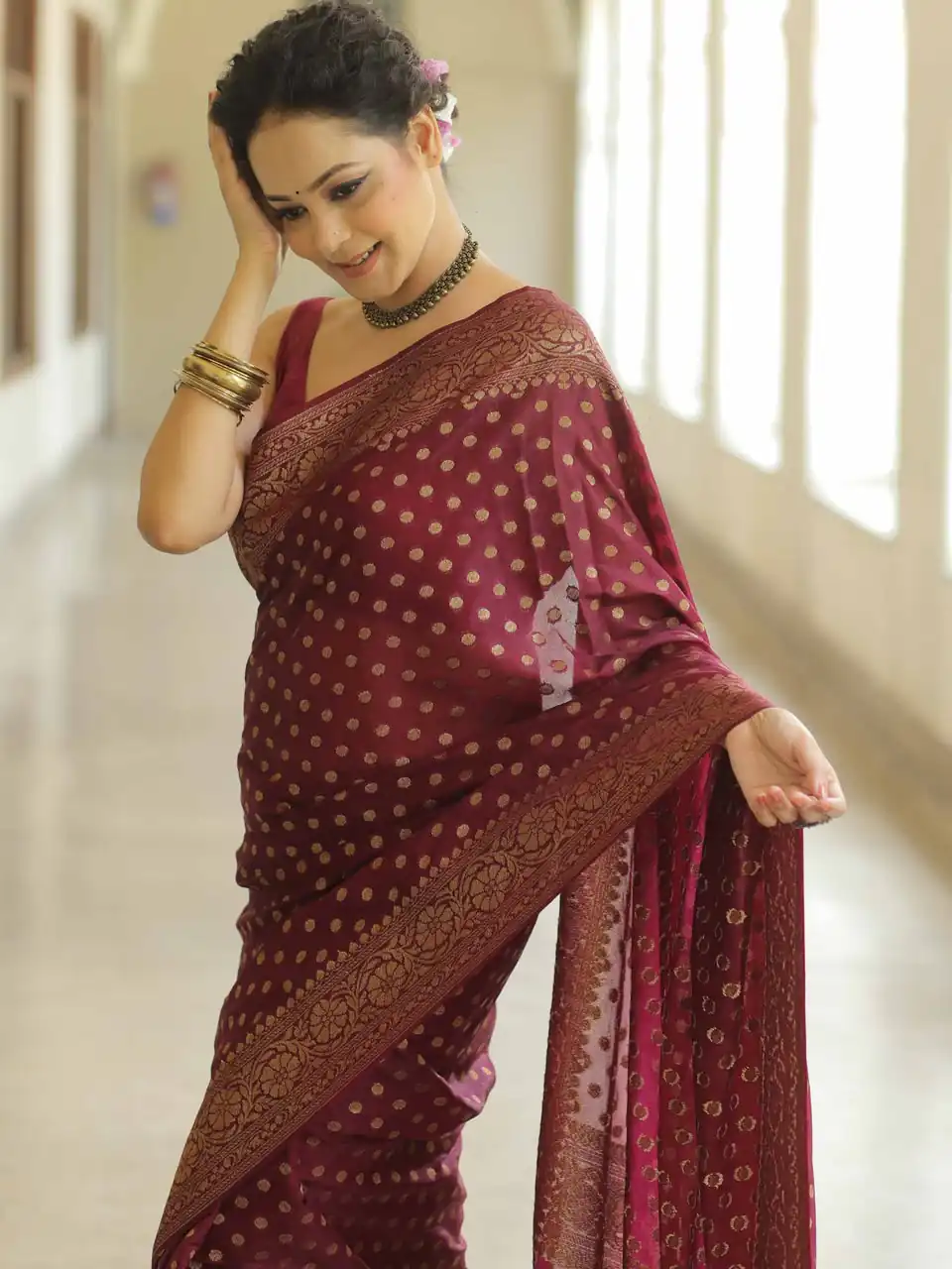 KPR 233 Maroon in Soft Lichi Silk Lace Border & Lace Work Saree . Available at ₹1549 only. Delivery 4-6 Working Days. Shop now. | Sarees, Bollywood Sarees, Creative Sarees, Designer Sarees, Embroidered Sarees, Ethnic Saree, Modern Digital sarees, Party Wear Sarees