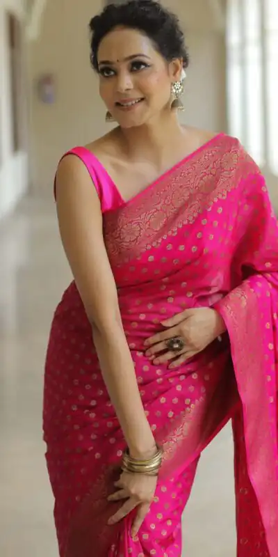 KPR 233 Pink in Soft Lichi Silk Lace Border & Lace Work Saree . Available at ₹1549 only. Delivery 4-6 Working Days. Shop now. | Sarees, Bollywood Sarees, Creative Sarees, Designer Sarees, Embroidered Sarees, Ethnic Saree, Modern Digital sarees, Party Wear Sarees