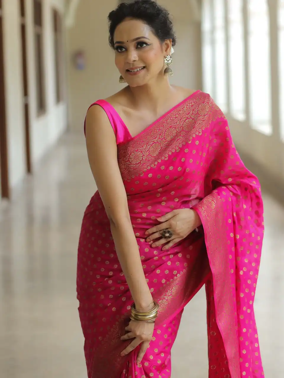 KPR 233 Pink in Soft Lichi Silk Lace Border & Lace Work Saree . Available at ₹1549 only. Delivery 4-6 Working Days. Shop now. | Sarees, Bollywood Sarees, Creative Sarees, Designer Sarees, Embroidered Sarees, Ethnic Saree, Modern Digital sarees, Party Wear Sarees