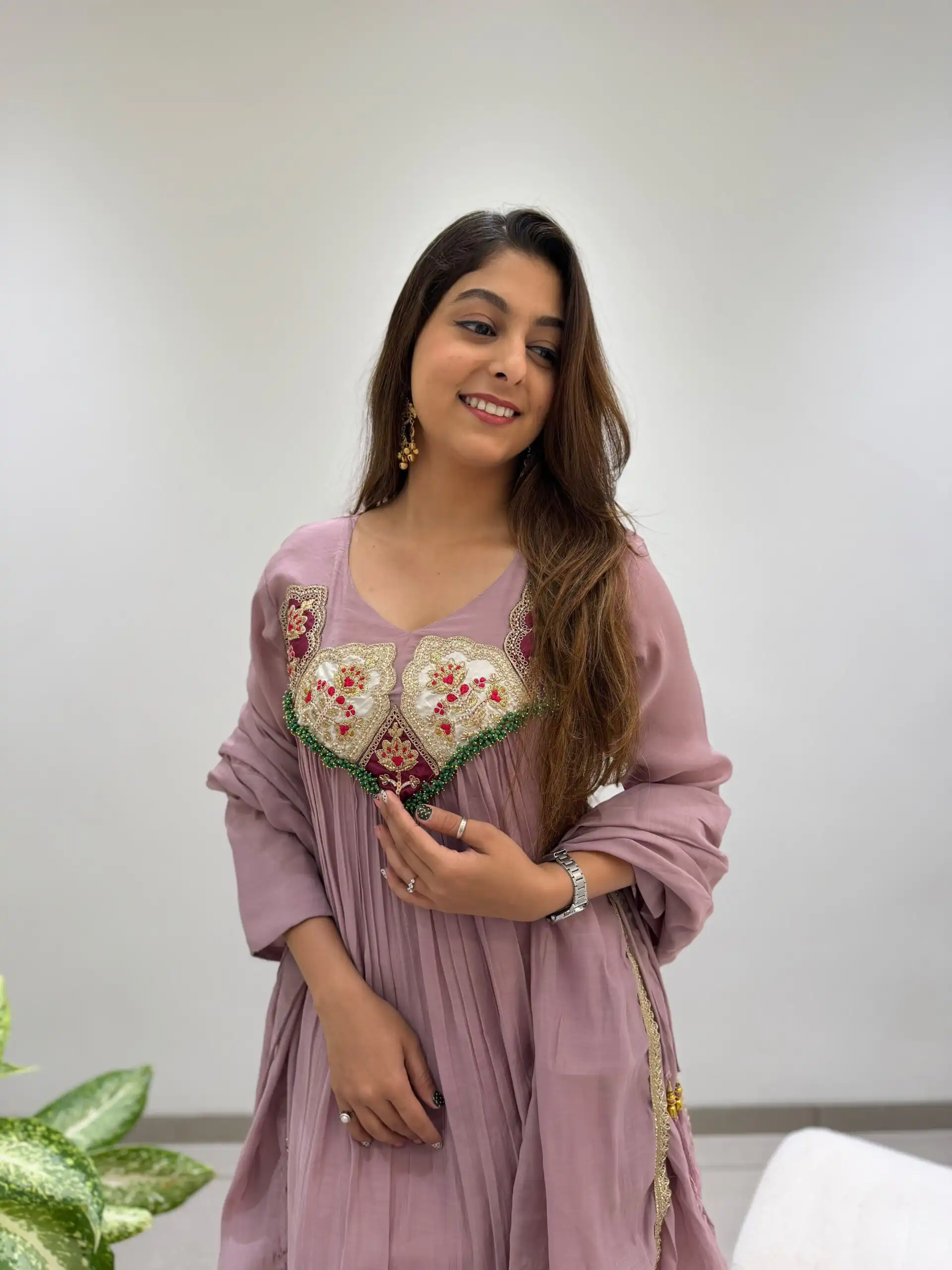 LG 2145 Lavender Mul Chanderi Salwar Suit with Embroidery Work & Sequins Work. Festive Deal ₹2799. Delivery 4-6 Working Days. Shop nowp | Jump Suits, Salwar suit, Casual Suits, Creative suits, Designer Suits, Palazzo Suits, Party Wear Suits, Patiala Suits, Straight Suits