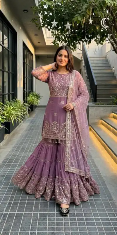 KF 1735 Onion Faux Georgette Salwar Suit with Mirror Work & Embroidery Work. Get it for ₹2949. Delivery 4-6 Working Days. Shop now. | Jump Suits, Salwar suit, Casual Suits, Creative suits, Designer Suits, Palazzo Suits, Party Wear Suits, Patiala Suits, Straight Suits