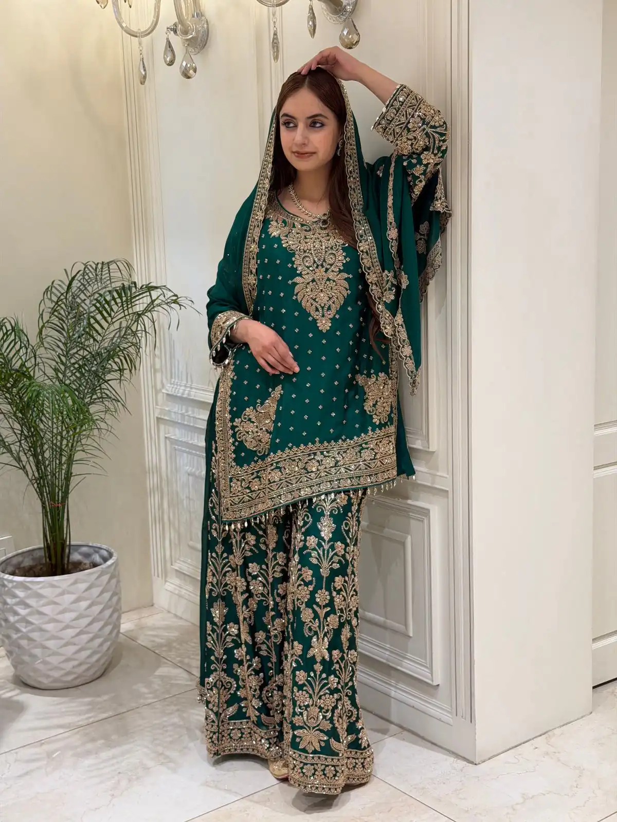 KF 1733 Teal Faux Georgette Salwar Suit with Mirror Work & Embroidery Work. Get it for ₹2849. Delivery 4-6 Working Days. Shop now. | Jump Suits, Salwar suit, Casual Suits, Creative suits, Designer Suits, Palazzo Suits, Party Wear Suits, Patiala Suits, Straight Suits