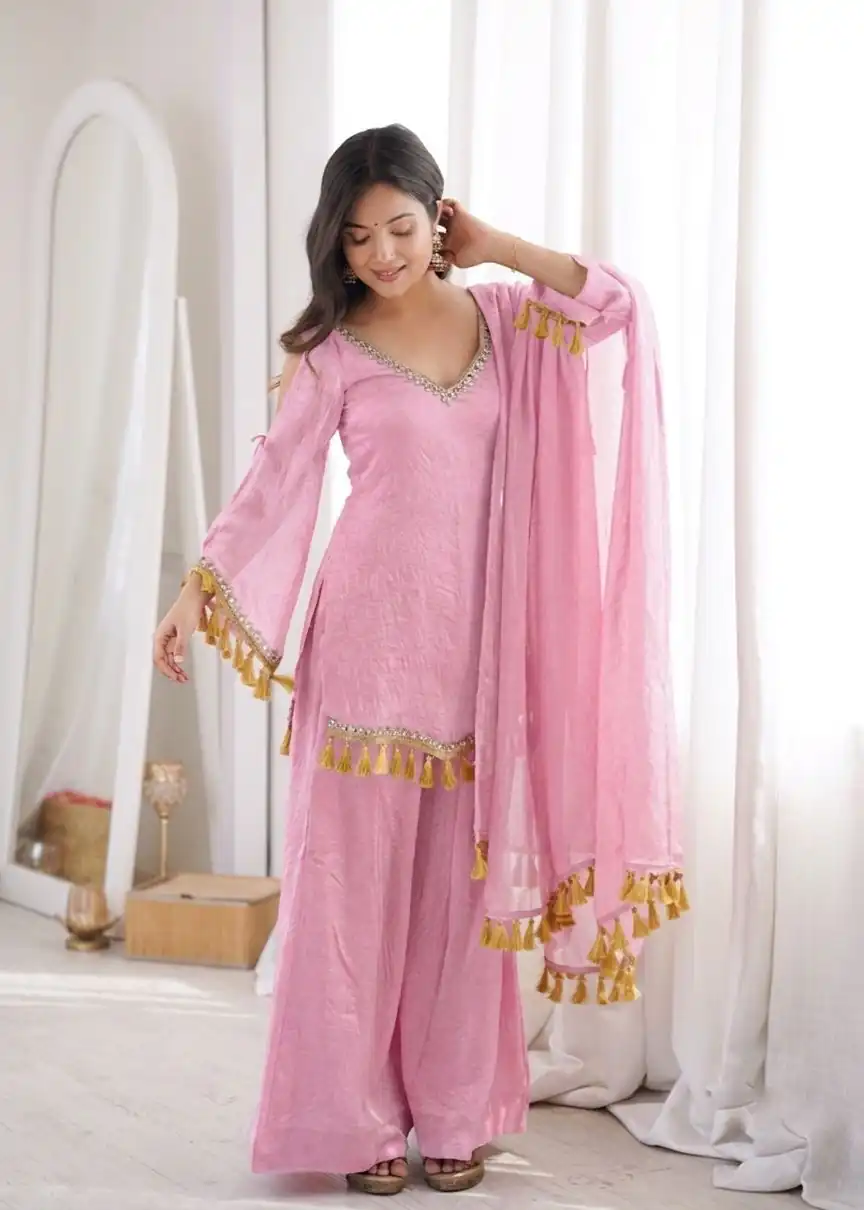 SRK 5357 Pink Doremon Crush Salwar Suit Perfect for Wedding, Party, Traditional Day, Baisakhi, Karwa Chauth – . Exclusive Offer ₹2099. Delive | Jump Suits, Salwar suit, Casual Suits, Creative suits, Designer Suits, Palazzo Suits, Party Wear Suits, Patiala Suits, Straight Suits