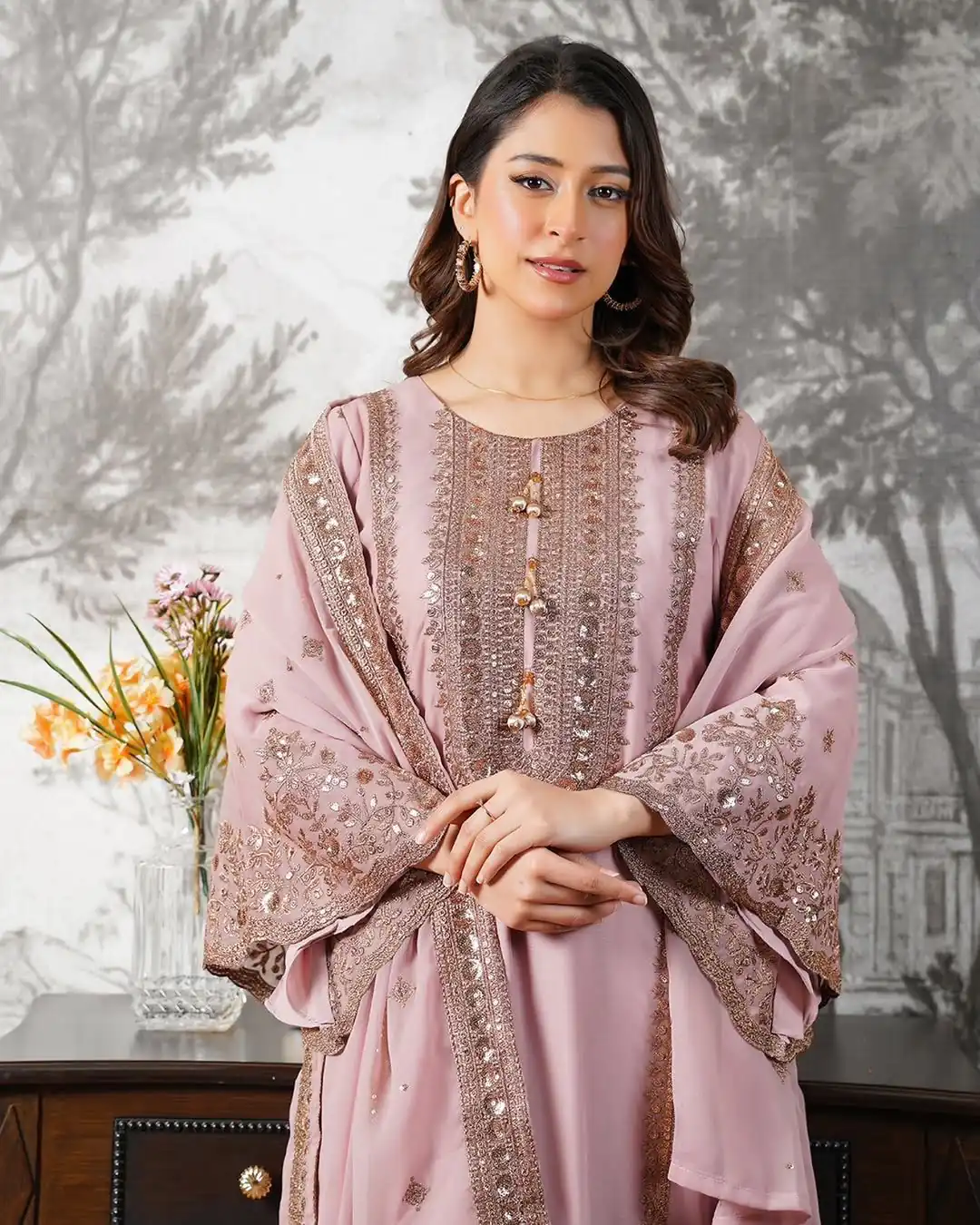 NSR 890 Pink Fendy Silk Salwar Suitwith Embroidery Work & Lace Work. Now at just ₹2399. Delivery 4-6 Working Days. Shop now. | Jump Suits, Salwar suit, Casual Suits, Creative suits, Designer Suits, Palazzo Suits, Party Wear Suits, Patiala Suits, Straight Suits