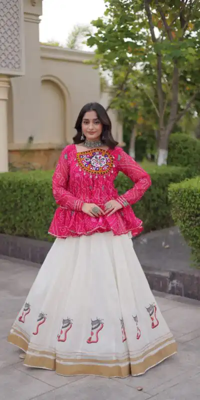 KA 5084 Pink Kora Cotton Lehenga Choli erfect for Wedding, Party, Haldi, Traditional Day, Makar Sankranti – . Special Price ₹2799. Delivery 4-6 Working | Lehenga, Bollywood Lehenga, Creative Lehenga, Designer Lehenga, Embroidered Lehenga, Party Wear Lehenga