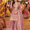 FC 7554  Pink in Salsa Silk Embroidery Work & Sequins Work Salwar Suit . Get it for ₹2999. Delivery 4-6 Working Days. Shop now. | Jump Suits, Salwar suit, Casual Suits, Creative suits, Designer Suits, Palazzo Suits, Party Wear Suits, Patiala Suits, Straight Suits