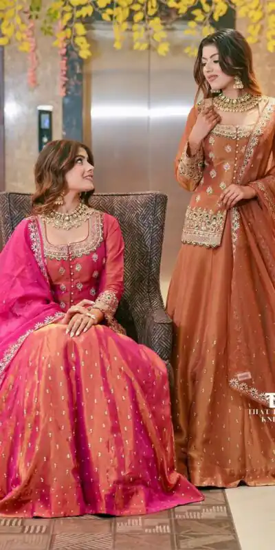 ZC 9008 Peach Simmer Silk Lehenga Choli with Embroidery Work & Sequins Work. Introductory Price ₹2199. Delivery 4-6 Working Days. Shop now. | Lehenga, Bollywood Lehenga, Creative Lehenga, Designer Lehenga, Embroidered Lehenga, Party Wear Lehenga