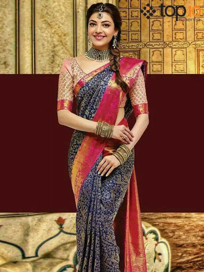 Perfect Blue Lichi Silk Jacquard All Over Work Saree