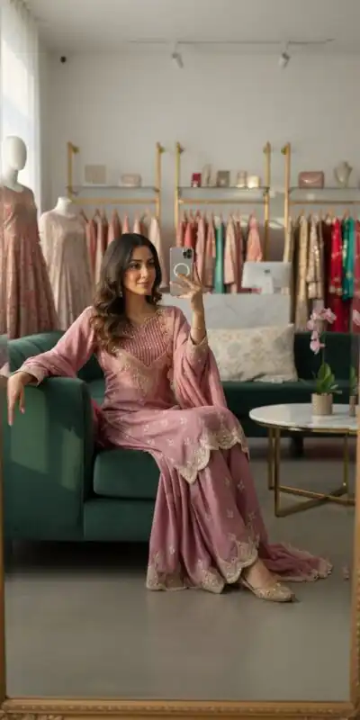WW G 6000 Pink Viscous Chinon Salwar Suit with Lace Work & Embroidery Work. Exclusive Offer ₹2799. Delivery 4-6 Working Days. Shop now. | Jump Suits, Salwar suit, Casual Suits, Creative suits, Designer Suits, Palazzo Suits, Party Wear Suits, Patiala Suits, Straight Suits