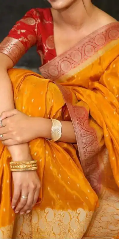 KP 6093 Yellow Color Soft Lichi Silk Jacquard On All Over Saree Casual, Party Wear, Wedding, Events Etc. Expected Delivery 4-6 Working Days @1649/- | Sarees, Bollywood Sarees, Creative Sarees, Designer Sarees, Embroidered Sarees, Ethnic Saree, Modern Digital sarees, Party Wear Sarees