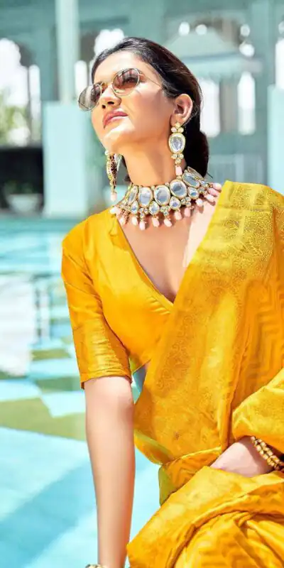 KP 3096 Yellow Soft Lichi Silk with Lace Border & Lace Work Saree . Special Price ₹1549. Delivery 4-6 Working Days. Shop now. | Sarees, Bollywood Sarees, Creative Sarees, Designer Sarees, Embroidered Sarees, Ethnic Saree, Modern Digital sarees, Party Wear Sarees