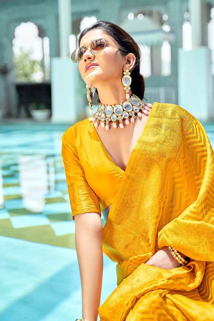 KP 3096 Yellow Soft Lichi Silk with Lace Border & Lace Work Saree . Special Price ₹1549. Delivery 4-6 Working Days. Shop now. | Sarees, Bollywood Sarees, Creative Sarees, Designer Sarees, Embroidered Sarees, Ethnic Saree, Modern Digital sarees, Party Wear Sarees