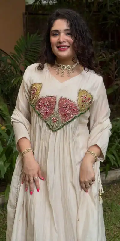 WW 1288 White Mal Chanderi Salwar Suit Perfect for Wedding, Party, Baisakhi, Housewarming, Sangeet – Introductory Price ₹2399. Delivery 4-6 Working D | Jump Suits, Salwar suit, Casual Suits, Creative suits, Designer Suits, Palazzo Suits, Party Wear Suits, Patiala Suits, Straight Suits