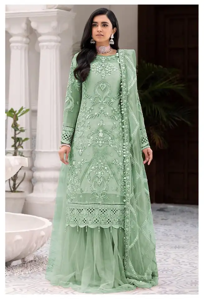 FC 131 Pista Georgette Salwar Suit with Mirror Work & Embroidery Work. Get it for ₹2349. Delivery 4-6 Working Days. Shop now. | Jump Suits, Salwar suit, Casual Suits, Creative suits, Designer Suits, Palazzo Suits, Party Wear Suits, Patiala Suits, Straight Suits
