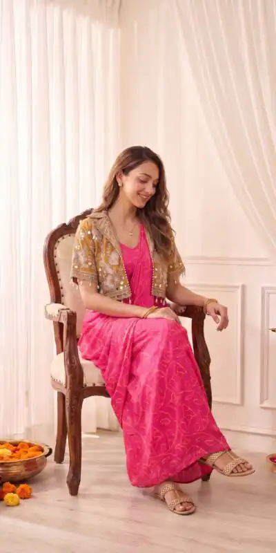 BB 98 Pink in Chinon Silk Mirror Work & Embroidery Work Saree . Affordable Price ₹2399. Delivery 4-6 Working Days. Shop now. | Sarees, Bollywood Sarees, Creative Sarees, Designer Sarees, Embroidered Sarees, Ethnic Saree, Modern Digital sarees, Party Wear Sarees