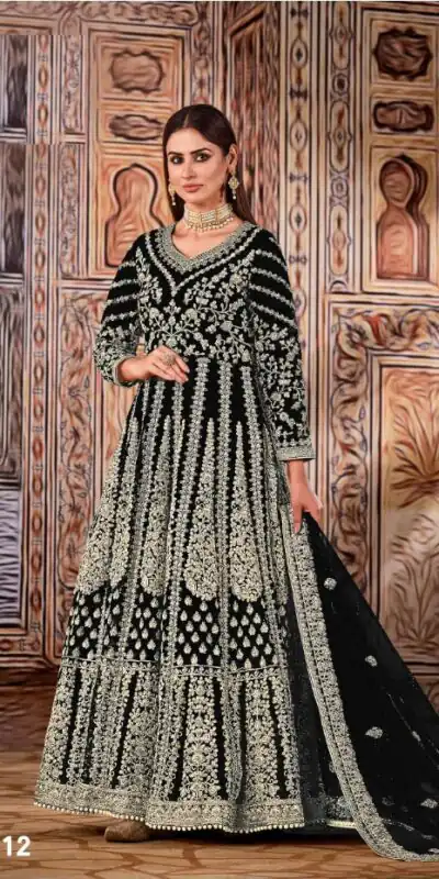 FC 2701 Black Sequins Work & Embroidery Work Salwar Suitin Peach Butterfly Net. Grab it for ₹3149. Delivery 4-6 Working Days. Shop now. | Jump Suits, Salwar suit, Casual Suits, Creative suits, Designer Suits, Palazzo Suits, Party Wear Suits, Patiala Suits, Straight Suits
