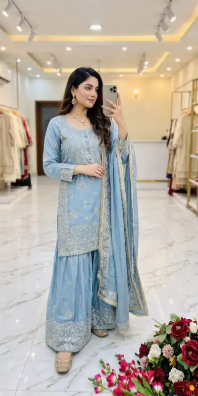 WW 1243 Blue NC Zimmy Silk Salwar Suit Perfect for Wedding, Party, Baby Shower, Festival Celebrations, Pongal – . Grab it for ₹2449. Delivery 4-6 Worki | Jump Suits, Salwar suit, Casual Suits, Creative suits, Designer Suits, Palazzo Suits, Party Wear Suits, Patiala Suits, Straight Suits