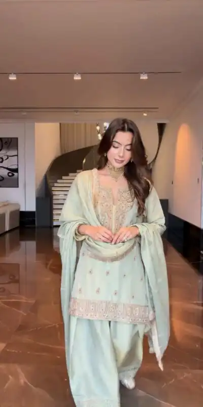BE 515 Light Pista in Chinon Embroidery Work & Sequins Work Salwar Suit . Special Price ₹2399. Delivery 4-6 Working Days. Shop now. | Jump Suits, Salwar suit, Casual Suits, Creative suits, Designer Suits, Palazzo Suits, Party Wear Suits, Patiala Suits, Straight Suits