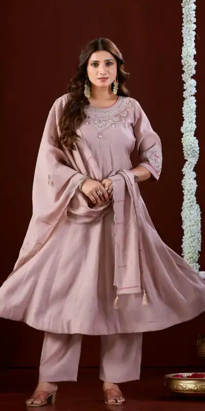 DIVA 196 Pink Super Embroidery Work & Thread Embroidery Salwar Suit in Mul Slub. Delivery 4-6 Working Days. Online Shop now. | Jump Suits, Salwar suit, Casual Suits, Creative suits, Designer Suits, Palazzo Suits, Party Wear Suits, Patiala Suits, Straight Suits