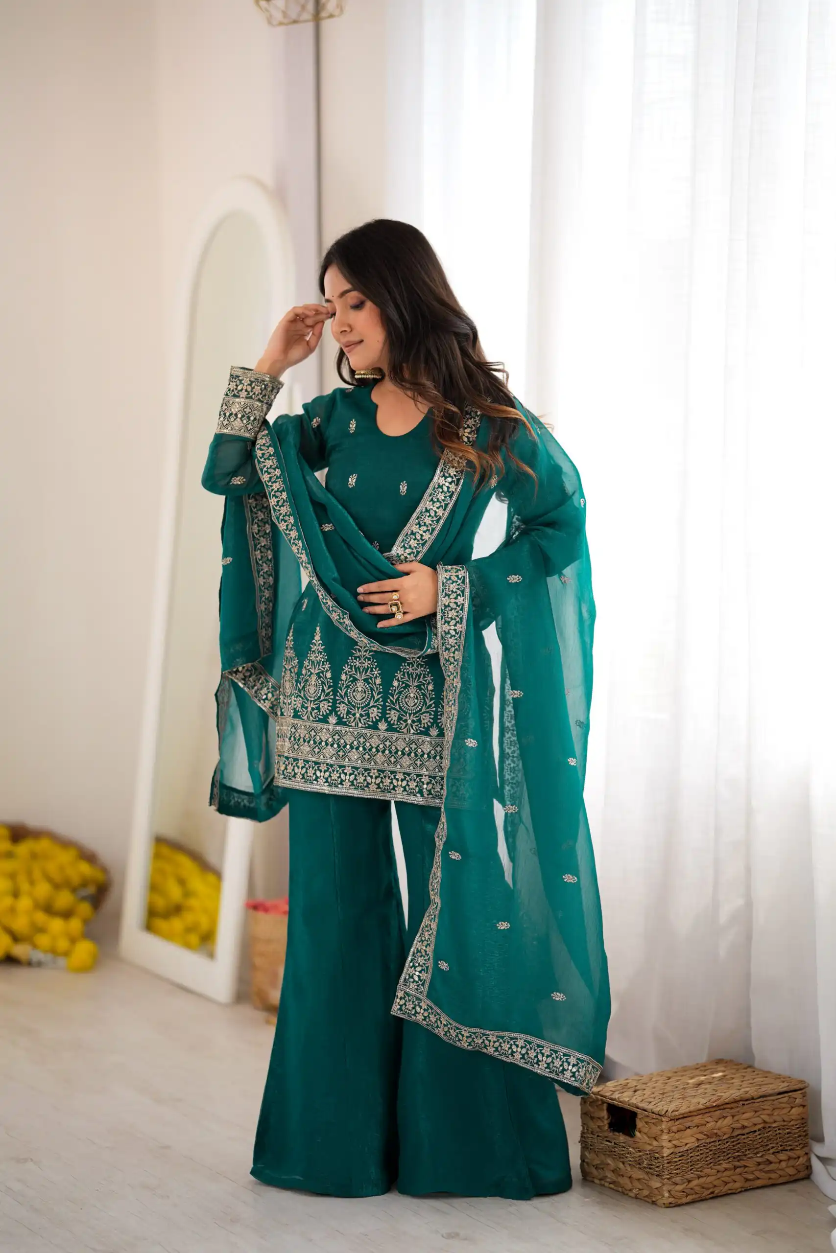 KB 316 Rama Crunchy Silk Salwar Suit with Embroidery Work. Wedding, Party, Festive, Events Best Price ₹2299. Delivery 4-6 Working Days. Shop now. | Jump Suits, Salwar suit, Casual Suits, Creative suits, Designer Suits, Palazzo Suits, Party Wear Suits, Patiala Suits, Straight Suits