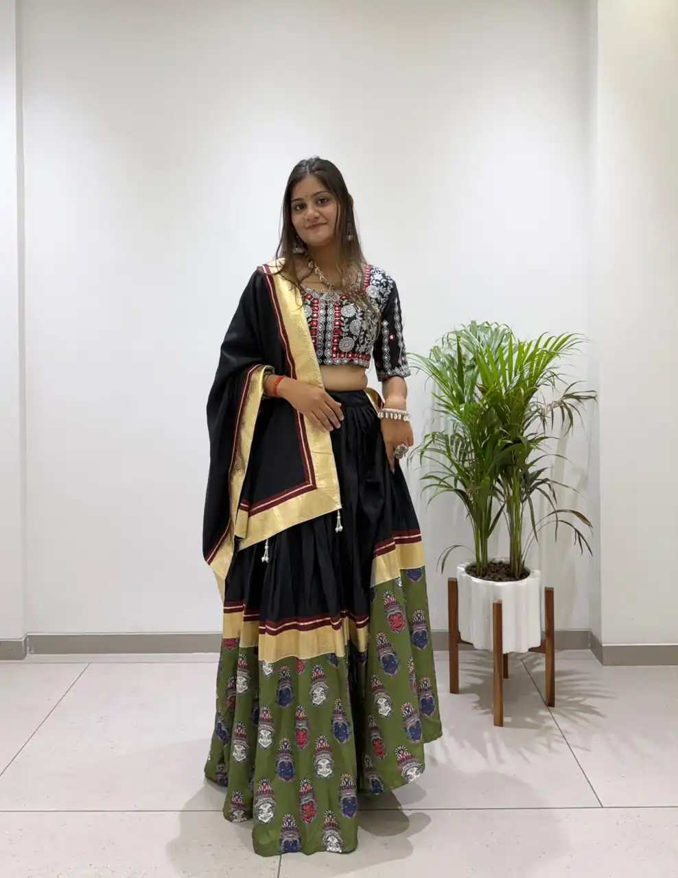 BE 507 Black Color Rayon Embroidery Work & Cowrie Work Lehenga Choli . Grab it for ₹1999. Delivery 4-6 Working Days. Shop now. | Lehenga, Bollywood Lehenga, Creative Lehenga, Designer Lehenga, Embroidered Lehenga, Party Wear Lehenga